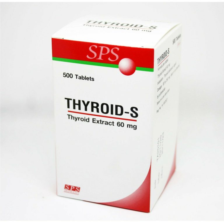 THYROIDS NDT Natural Desiccated Thyroid Thyroid Extract 60mg ,1000