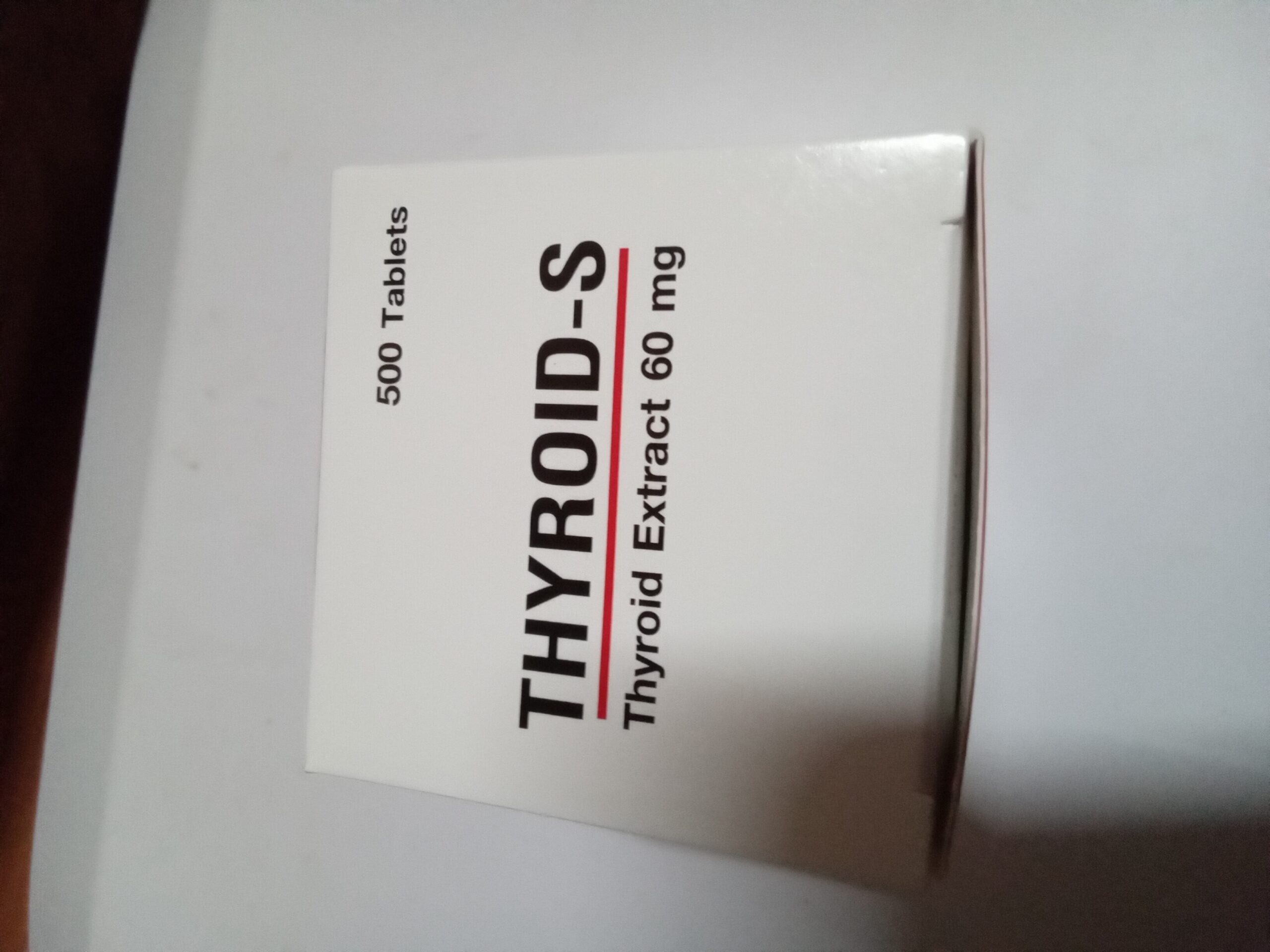 THYROIDS NDT Natural Desiccated Thyroid Thyroid Extract 60mg ,1000